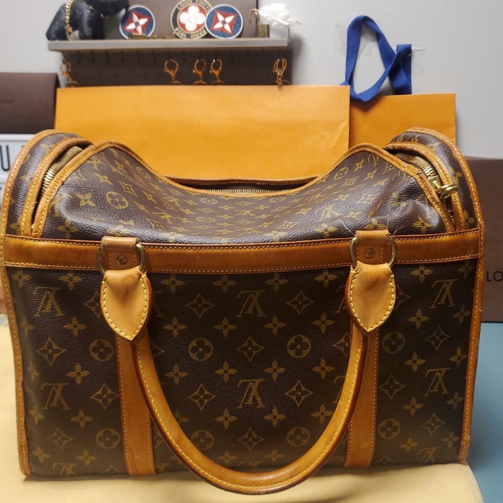LOUIS VUITTON PET VINTAGE CARRIER Sac Chien 40 - Picture 3 of 16